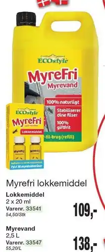 Harald Nyborg MyreFri lokkemiddel tilbud