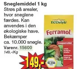 Harald Nyborg Sneglemiddel 1 kg tilbud