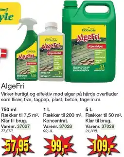 Harald Nyborg AlgeFri 750 ml, 1 L eller 5 L tilbud