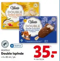Lidl GELATELLI Double ispinde tilbud