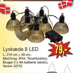 Harald Nyborg Lyskæde 8 LED tilbud