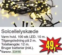 Harald Nyborg Solcellelyskæde tilbud