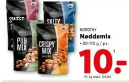 Lidl NORDTHY Nøddemix tilbud