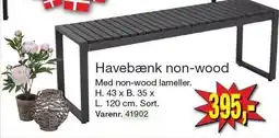 Harald Nyborg Havebænk non-wood tilbud