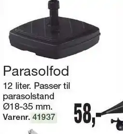 Harald Nyborg Parasolfod tilbud