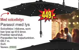 Harald Nyborg Parasol med lys tilbud