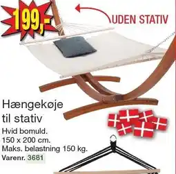 Harald Nyborg Hængekøje til stativ tilbud