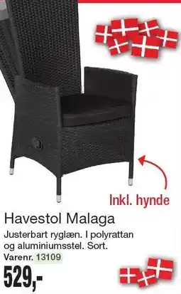 Harald Nyborg Havestol Malaga tilbud