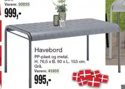 Harald Nyborg Havebord tilbud