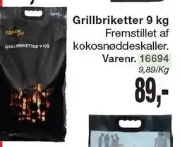 Harald Nyborg BAKER GRILL Grillbriketter 9 kg tilbud