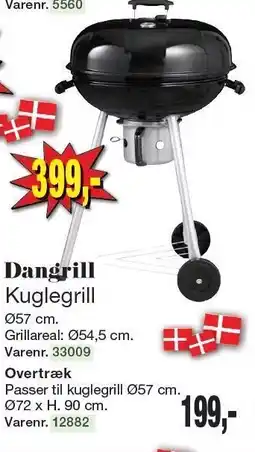 Harald Nyborg DANGRILL Kuglegrill eller Overtræk tilbud