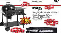 Harald Nyborg BAKER GRILL Kuglegrill med sidebord tilbud