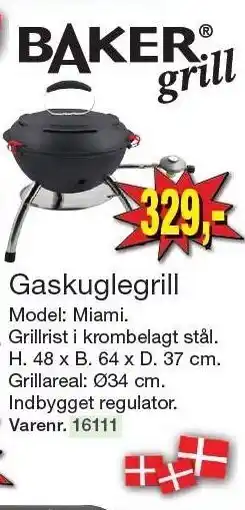 Harald Nyborg BAKER GRILL Gaskuglegrill tilbud