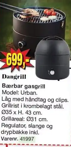 Harald Nyborg DANGRILL Bærbar gasgrill tilbud