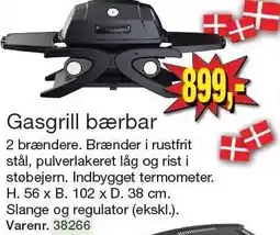 Harald Nyborg Gasgrill bærbar tilbud