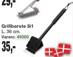 Harald Nyborg Grillbørste 3i1 tilbud