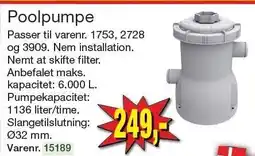 Harald Nyborg Poolpumpe tilbud