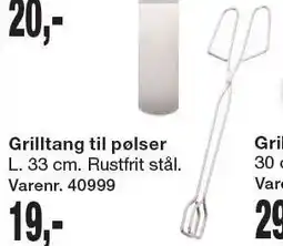 Harald Nyborg Grilltang til pølser tilbud