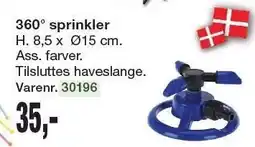 Harald Nyborg 360° sprinkler tilbud