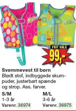 Harald Nyborg Svømmevest til børn tilbud