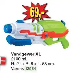 Harald Nyborg Vandgevær XL tilbud