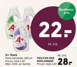 SPAR A+ Vask tilbud