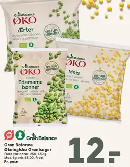 SPAR Grøn Balance Økologiske Grøntsager tilbud
