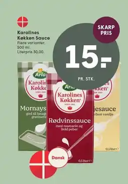 SPAR Karolines Køkken Sauce tilbud