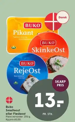 SPAR Buko Smelteost eller Flødeost tilbud