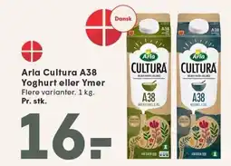 SPAR Arla Cultura A38 Yoghurt eller Ymer tilbud