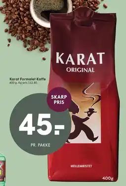 SPAR Karat Formalet Kaffe tilbud