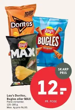 SPAR Lay's Doritos, Bugles eller MAX tilbud