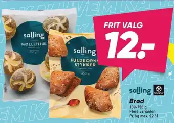 Bilka SALLING Brød tilbud