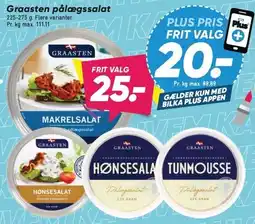 Bilka Graasten pålægssalat tilbud