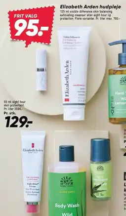Bilka Elizabeth Arden hudpleje eller eight hour skin protectant tilbud