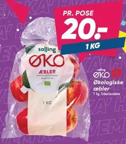 Bilka SALLING ØKO Økologiske æbler tilbud
