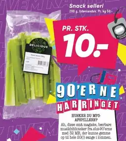 Bilka DELICIOUS Snack selleri tilbud