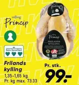 Bilka PRINCIP Frilands kylling tilbud