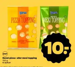 Netto Revet pizza- eller mexi topping tilbud