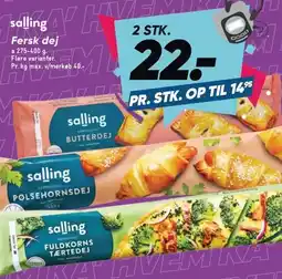 Bilka SALLING Fersk dej tilbud
