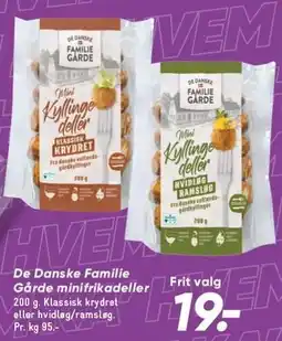 Bilka De Danske Familie Gårde minifrikadeller tilbud
