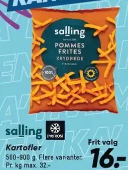 Bilka SALLING Kartofler tilbud