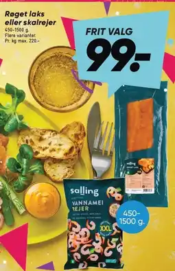 Bilka SALLING Røget laks eller skalrejer tilbud