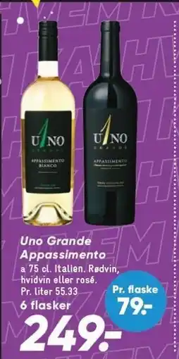Bilka Uno Grande Appassimento tilbud