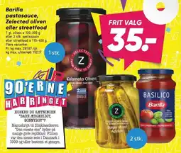 Bilka Barilla pastasauce, Zelected oliven eller streetfood tilbud