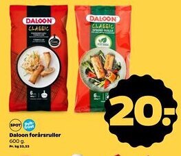 Netto DALOON forårsruller tilbud