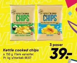 Bilka Kettle Cooked chips tilbud