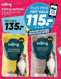 Bilka Salling tørfoder tilbud