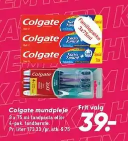 Bilka Colgate mundpleje tilbud