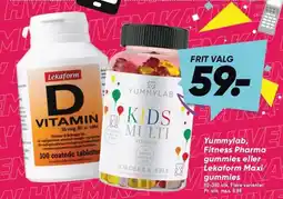 Yummylab, Fitness Pharma gummies eller Lekaform Maxi/gummies